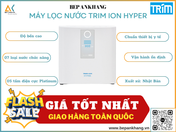 Máy Lọc Nước TRIM ION HYPER - Nhập Khẩu Nhật Bản 